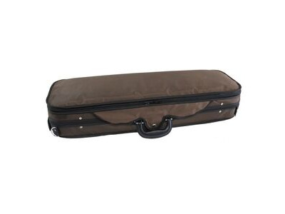 Koda High Quality 4/4 Size, Light Weight Foam Violin Case &ndash; BROWN