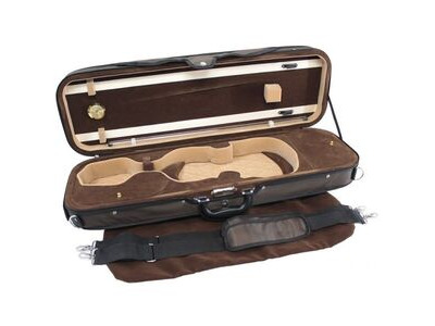Koda High Quality 4/4 Size, Light Weight Foam Violin Case β BROWN click to zoom image