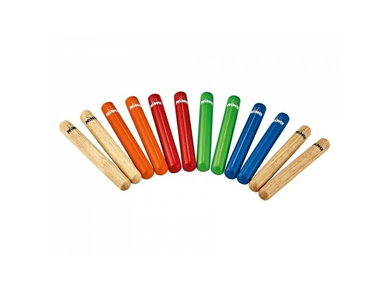 Nino Percussion Wood Claves Pack click to zoom image
