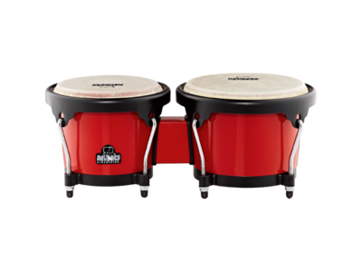 Nino Percussion 6 1/2" & 7 1/2" ABS Molded Bongo Plus (Red)