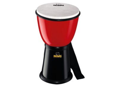 Nino Percussion 8" ABS Djembe (Red/Black)