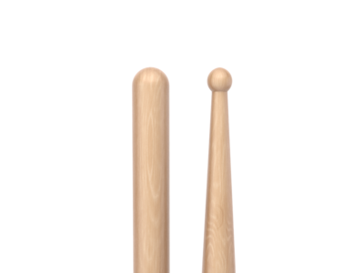 Promark Finesse 7A Maple Drumstick, Small Round Wood Tip click to zoom image