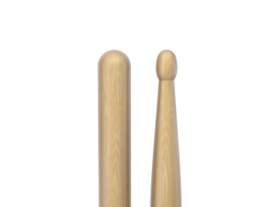 Promark Classic Forward 2B Hickory Drumstick, Oval Wood Tip click to zoom image