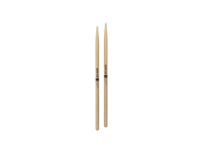 Promark Classic Forward 5A Hickory Drumstick, Oval Nylon Tip click to zoom image