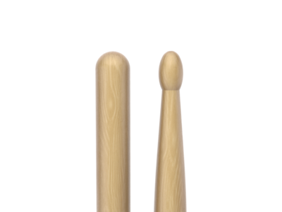 Promark Classic Forward 5B Hickory Drumstick, Oval Wood Tip click to zoom image