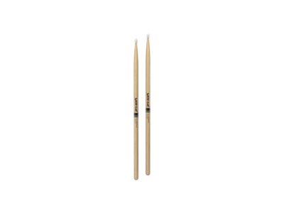 Promark Classic Forward 7A Hickory Drumstick, Oval Nylon Tip click to zoom image