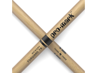 Promark Classic Forward 7A Hickory Drumstick, Oval Nylon Tip click to zoom image