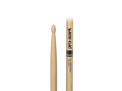 Promark Classic Forward 7A Hickory Drumstick, Oval Wood Tip click to zoom image